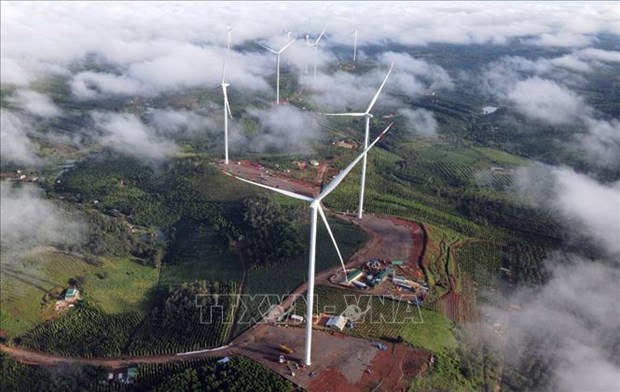 Dak Nong: Two wind power projects connected to national grid hinh anh 1