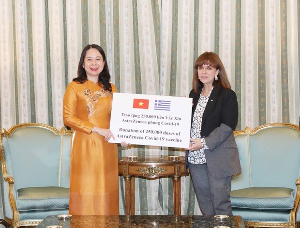 Vietnamese Vice President pays official visit to Greece hinh anh 2