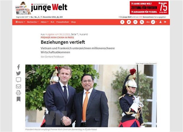 German newspaper highlights Vietnamese PM’s visit to France hinh anh 1