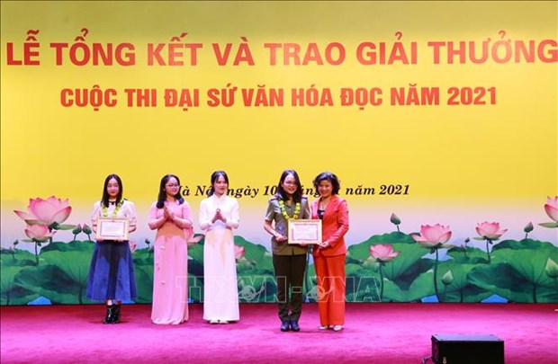 Winners of 2021 Reading Culture Ambassador Contest honoured hinh anh 1
