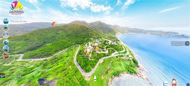 Da Nang offers virtual tours to visitors hinh anh 1