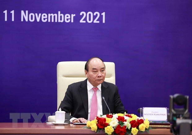 President attends dialogue between APEC leaders and ABAC hinh anh 1