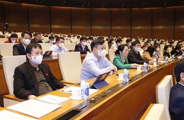 Lawmakers approve 2022 GDP growth target of 6-6.5 percent hinh anh 1