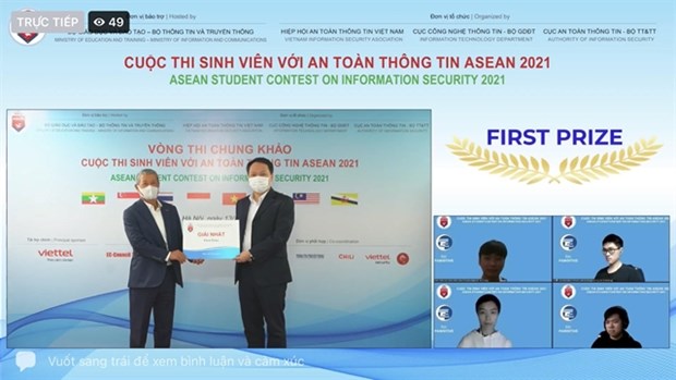 Vietnamese students win ASEAN Student Contest on Information and Technology hinh anh 1