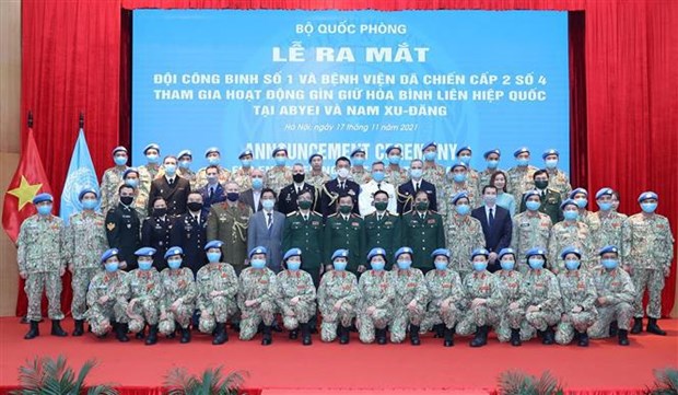 Vietnam’s first sapper unit joining UN peacekeeping operations makes debut hinh anh 1