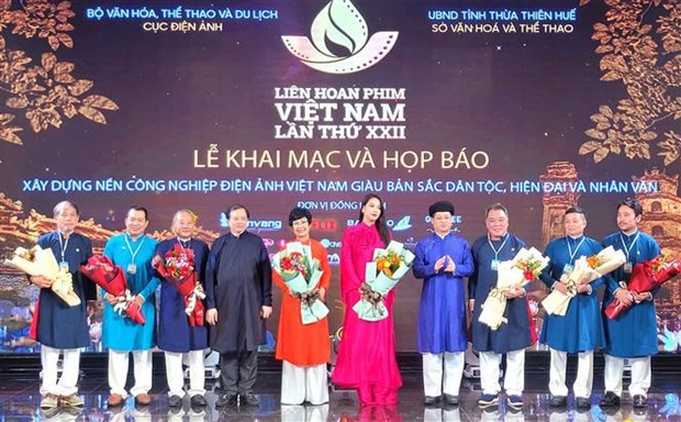 Vietnam National Film Festival opens in Hue city hinh anh 1