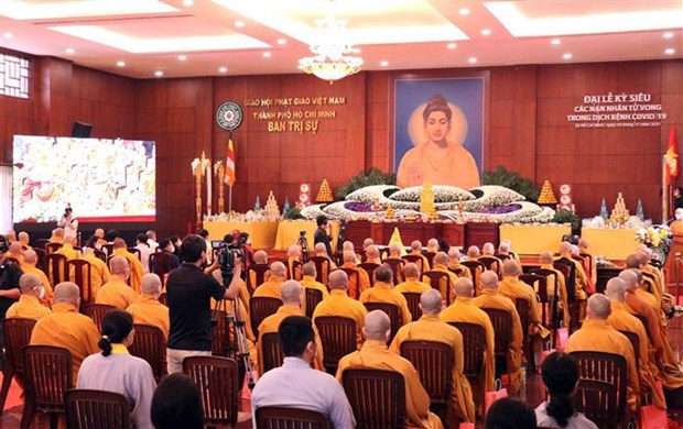HCM City: Grand requiem held for deceased victims of COVID-19 hinh anh 1