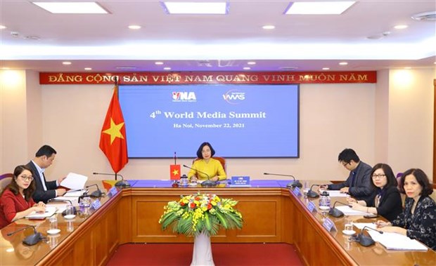 VNA General Director delivers speech at 4th World Media Summit hinh anh 2