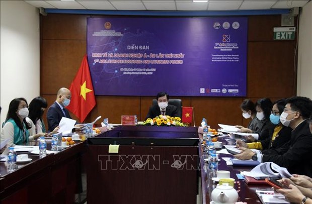 Vietnam attends first Asia-Europe Economic and Business Forum hinh anh 1