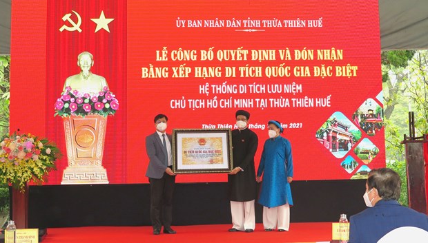 President Ho Chi Minh memorial complex in Thua Thien-Hue recognised as special national relic site hinh anh 2