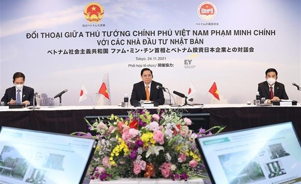 Prime Minister meets with representatives of Japanese firms, universities hinh anh 1