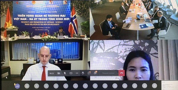 Online conference looks into prospect of Vietnam-Norway trade ties hinh anh 1