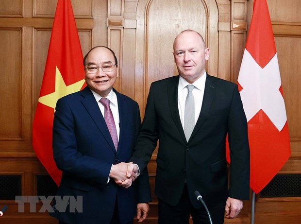 Vietnamese President meets head of Swiss National Council hinh anh 2