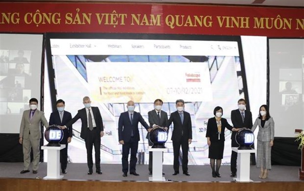 Triển lãm Thực phẩm Ảo Việt Nam 2021 bắt đầu