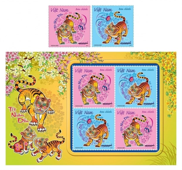 Year of Tiger stamp collection launched hinh anh 1