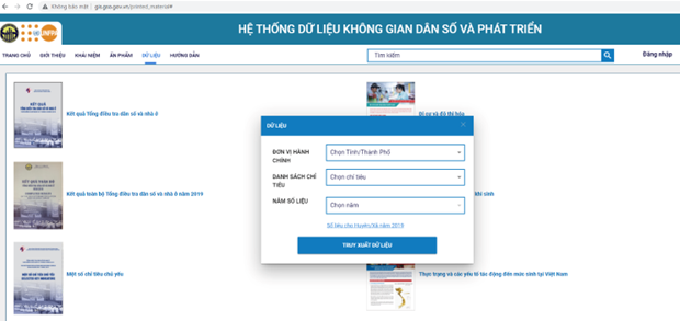 Spatial population and development data webpage launched hinh anh 1