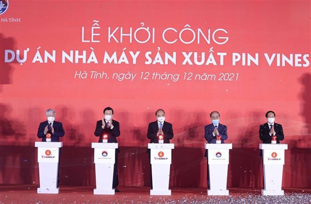 Work starts on Vietnam's first car battery manufacturing factory hinh anh 1