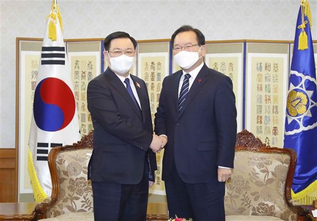 NA Chairman meets with RoK Prime Minister in Seoul hinh anh 1