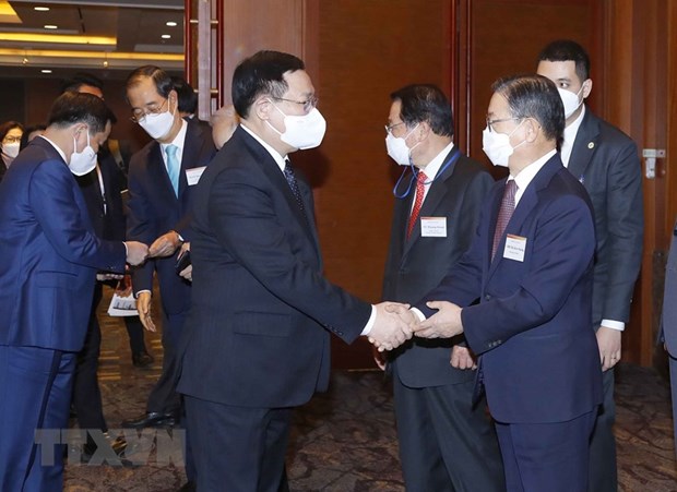 Top legislator meets with leaders of RoK groups hinh anh 1