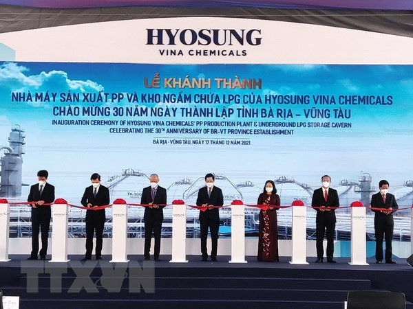 Polypropylene plant, LPG storage cavern put into operation in Ba Ria-Vung Tau hinh anh 1