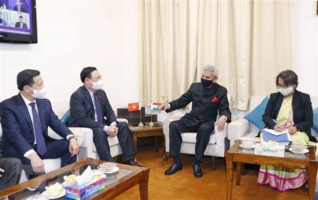 NA Chairman receives Indian Minister of External Affairs hinh anh 1