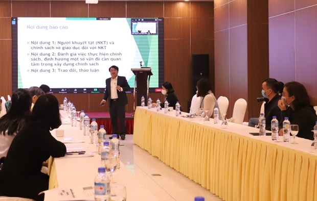 Workshop looks to better policies on education, health for disabled people hinh anh 1
