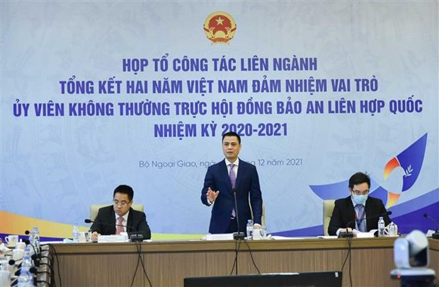 Vietnam successfully completes role of UNSC non-permanent member for 2021-2022 hinh anh 1