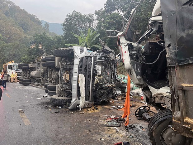 Traffic accidents kill 12 on second day of New Year hinh anh 1
