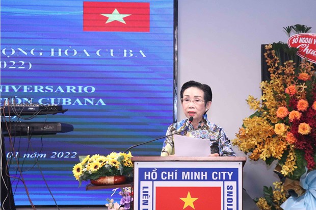 Gathering held in HCM City to mark Cuba’s 63rd National Day hinh anh 1