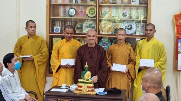 New heads of pagodas in Truong Sa appointed hinh anh 1