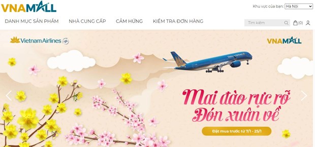 Vietnam Airlines debuts ecommerce platforms hinh anh 1