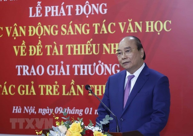 President calls for more literary works for children hinh anh 1