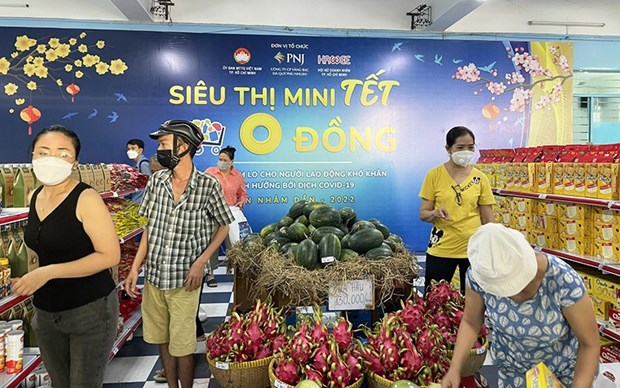Zero-dong minimart chain launched to support people in need hinh anh 1