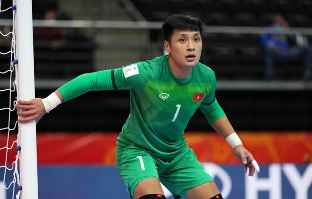 Vietnamese player nominated for world’s best futsal goalie award hinh anh 1