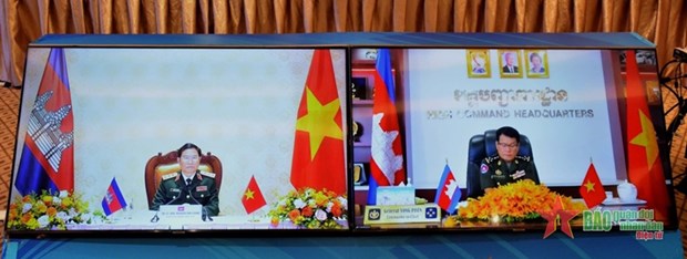 Vietnamese, Cambodian armies look to beef up cooperation hinh anh 2