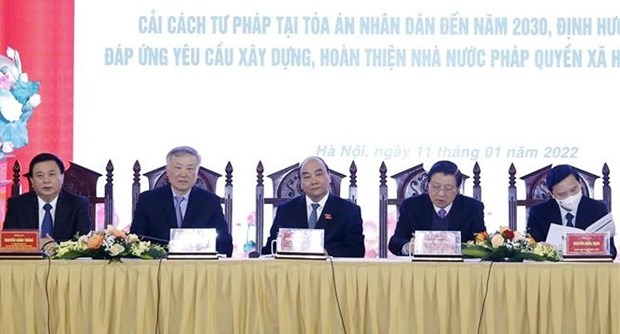 President: Judicial reforms enable courts to adapt to new situation hinh anh 1