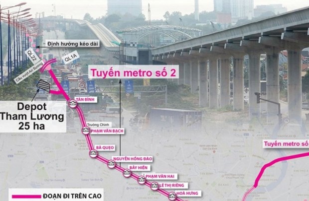 HCM City plans to start construction of Metro Line No. 2 this year hinh anh 1