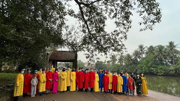 Các phái đoàn nước ngoài tham gia trải nghiệm Tết Nguyên đán tại Hà Nội Hinh Anh 1