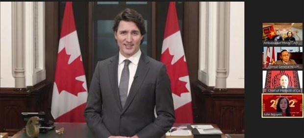 Canadian PM extends Tet greetings to Vietnamese living in Canada hinh anh 1