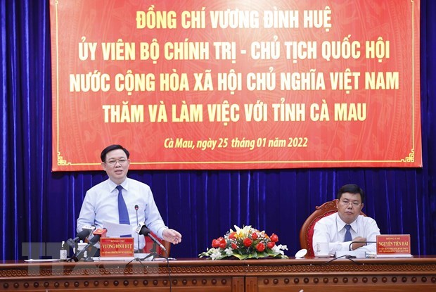 NA Chairman hails Ca Mau province’s achievements in 2021 hinh anh 1