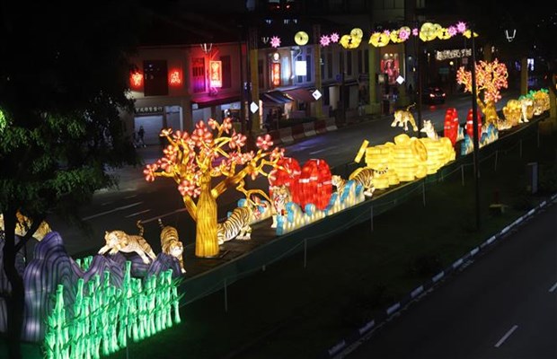 Singapore: Streets decorated brilliantly to welcome Lunar New Year hinh anh 1