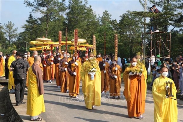 Cremation ceremony for Zen Master Thich Nhat Hanh held hinh anh 1