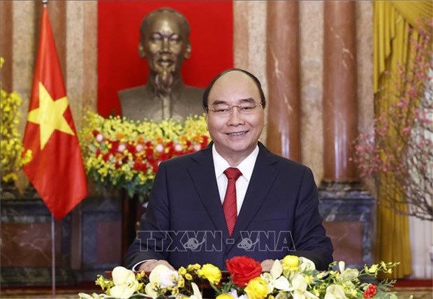 President extends New Year greetings hinh anh 1