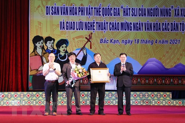 Sli singing - the soul of Nung ethnic minority people hinh anh 1