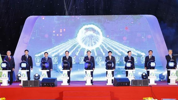 NA Chairman attends groundbreaking of biodegradable resin factory in Hai Phong hinh anh 1