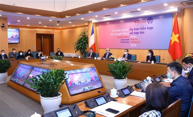 Hanoi, French region sign joint action programme for 2022 – 2025 hinh anh 1