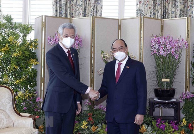Vietnam, Singapore reach consensus on directions for all-round ties hinh anh 1