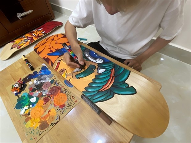 Exhibition to introduce skateboard art to HCM City hinh anh 1