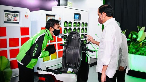 Indonesia imposes duty-free imports on electric vehicle parts hinh anh 1