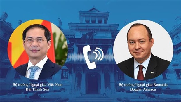 Foreign Minister calls for Romania’s continued support for Vietnamese evacuating from Ukraine hinh anh 1